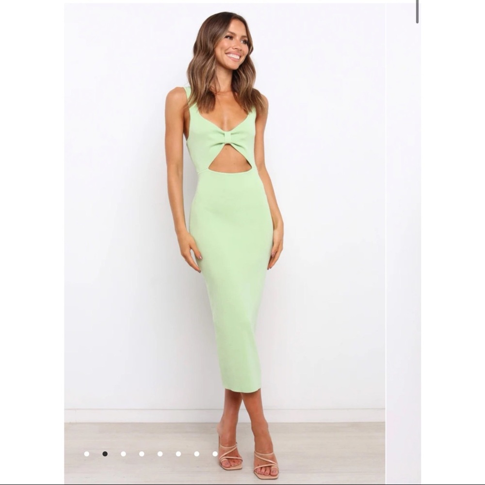 Petal & Pup Lime Green Lethe Dress Brand New